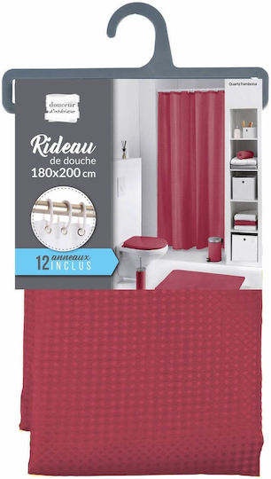 L-C Quartz Duschvorhang 180x200cm Framboise