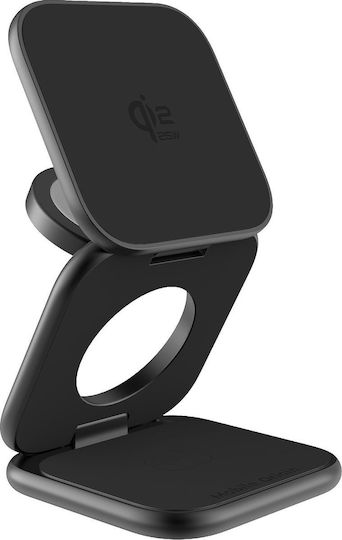 Mobile Origin Φορτιστής Magsafe 25W Μαύρος (MO-USF-PW36-BLK)