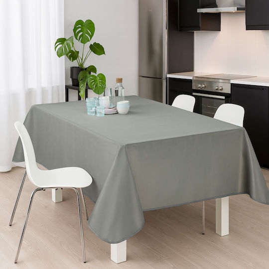 Flamingo Покривка за маса Устойчив на петна Светло сиво 150x180бр