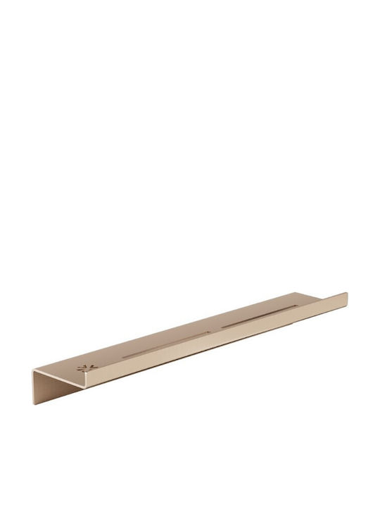 Verdi Επιτοίχια Ραφιέρα Μπάνιου 50x9.3x7cm Ροζ