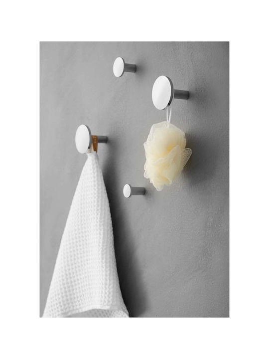 Bronze Art Single Wall-Mounted Bathroom Hook ​42x3cm Silver