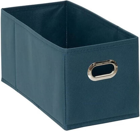 Fabric Storage Box Petrol 31x15x31cm
