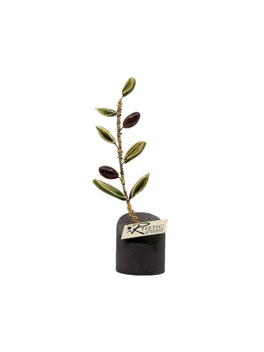 Rozos Ceramics Διακοσμητικό Χώρου από Κεραμικό Υλικό 2.5x2.5cm