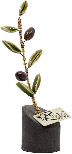Rozos Ceramics Διακοσμητικό Χώρου από Κεραμικό Υλικό 2.5x2.5cm