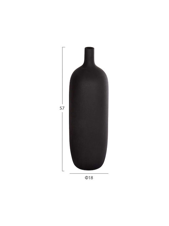 Ceramic Tabletop Decor Fb94623.02 Black Matte Φ18x57cm