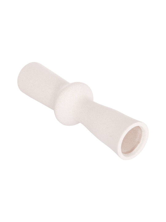 Tabletop Ceramic Decorative Item Fb94637.01 Crystal Off-White Φ14x50cm