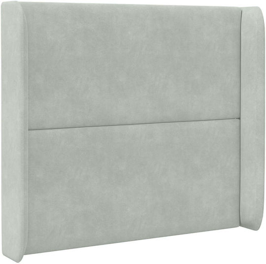 vidaXL Stoff-Kopfstütze für Betten Grau 80cm