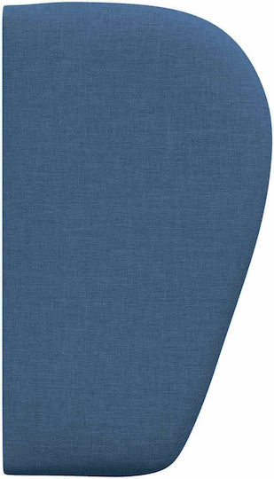 vidaXL Fabric Bed Headboard Blue 40cm
