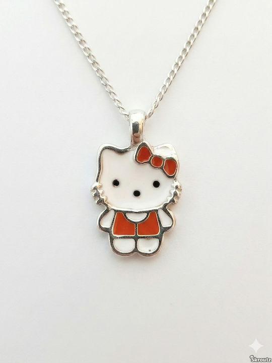 Κολιέ Hello Kitty από Ασήμι