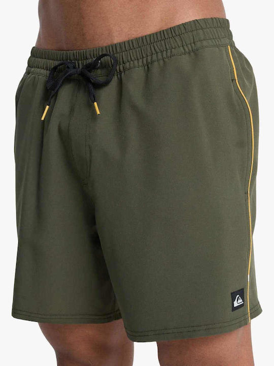 Stretch Men's Swim Shorts Khaki