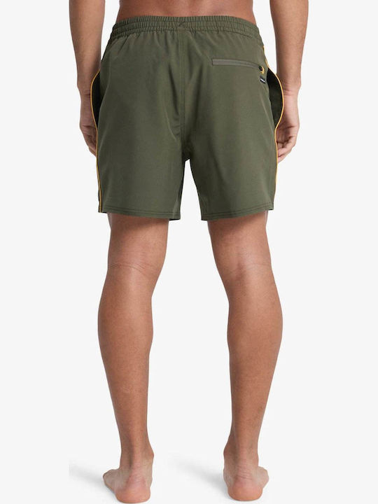 Stretch Men's Swim Shorts Khaki