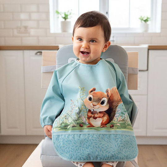 Kiokids Wasserdichte Stoffschutzanzug mit Ärmeln Mint für 4 m+