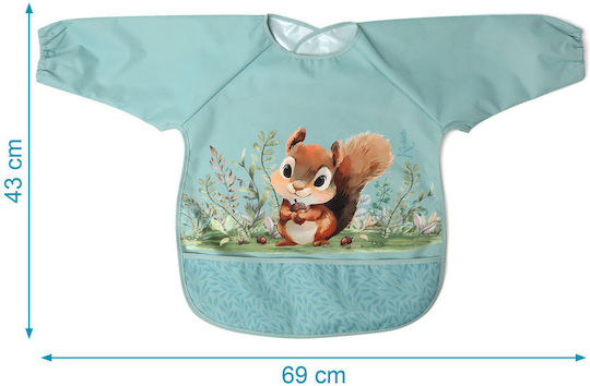 Kiokids Waterproof Fabric Coverall with Sleeves Mint for 4 m+