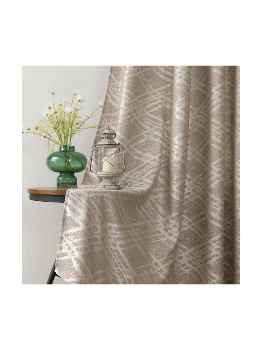Lucktora Blue Grommet Curtain 270x270cm
