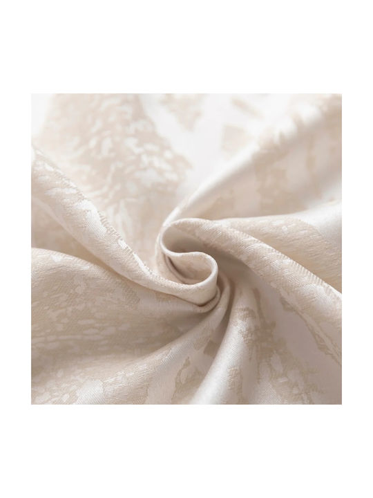 Lucktora Curtain with Grommets Beige 270x270cm