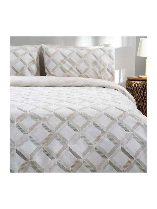 Vesta Home Duvet Single 160x230cm Rombi-1 Beige 11.5 togs Togs