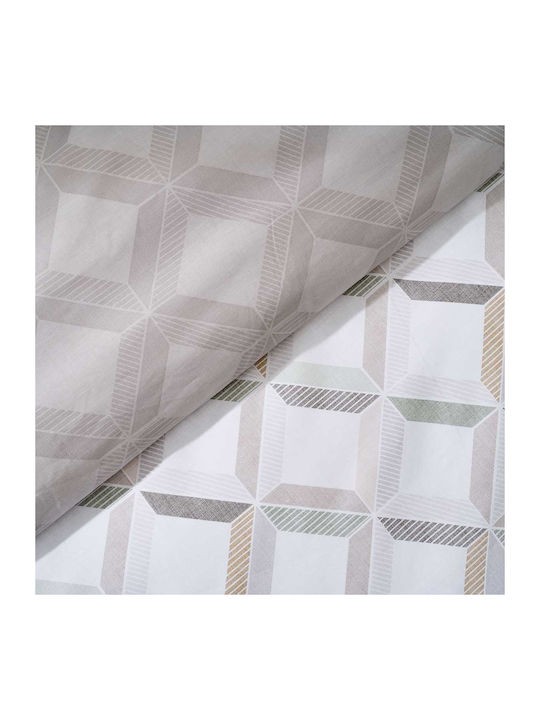 Vesta Home Duvet Single 160x230cm Rombi-1 Beige 11.5 togs Togs