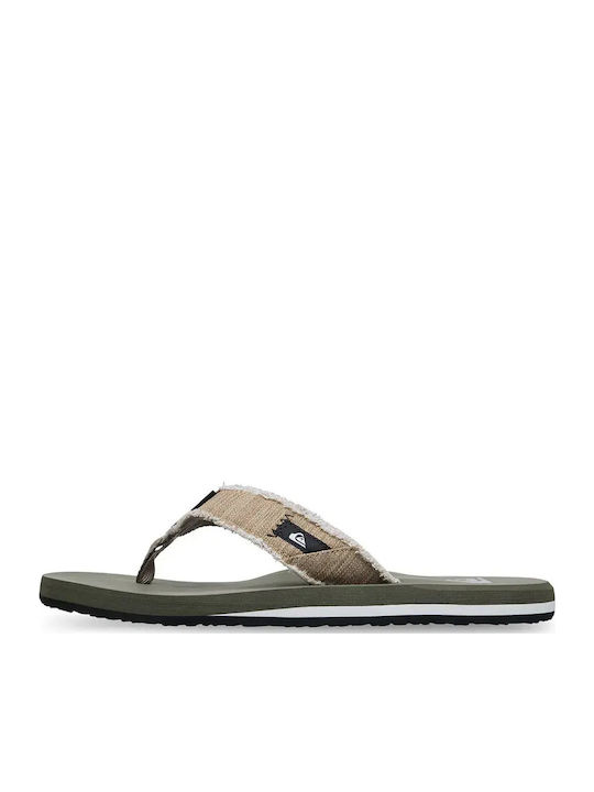 Monkey Abyss Ανδρικά Flip Flops Ανατομικά Χακί