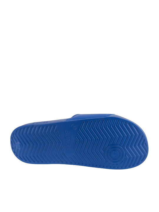 Men's Blue Slides