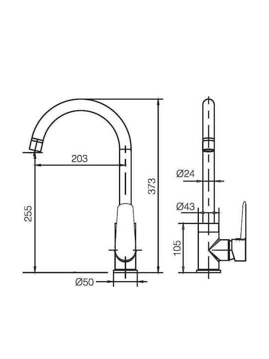 Imex GCZ044NG Mischung Waschtischarmatur