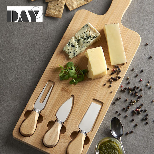 Espiel Day Επιφάνεια Κοπής από Μπαμπού Μπεζ 42x40cm 12τμχ