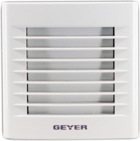 Geyer Wall-mounted Ventilator Bathroom 100mm White