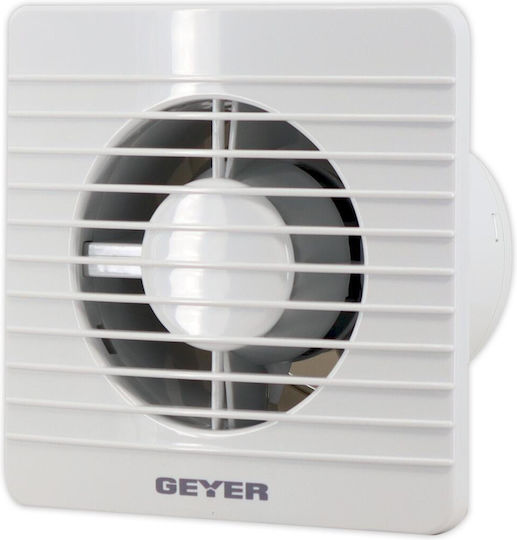 Geyer Wall-mounted Ventilator Bathroom 100mm White