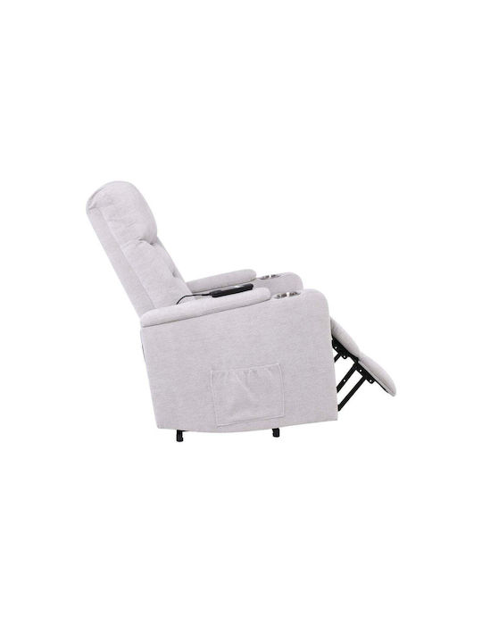 Bergère Light Grey 77x94x109cm