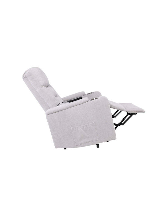 Bergère Light Grey 77x94x109cm