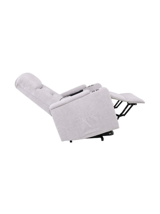 Bergère Light Grey 77x94x109cm