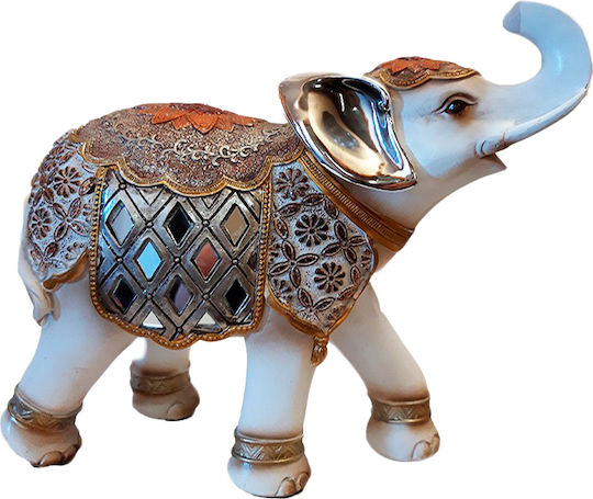 Karvounis Decorativ Elefant din Polirășină 11x12cm 1buc