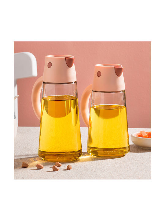 Δοχείο Λαδιού Γυάλινο με Ροή 550ml