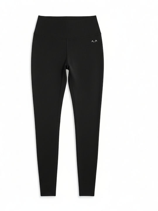 Leggings Pentru Instruire Colanți Femei Strângere Talie Înaltă Negru