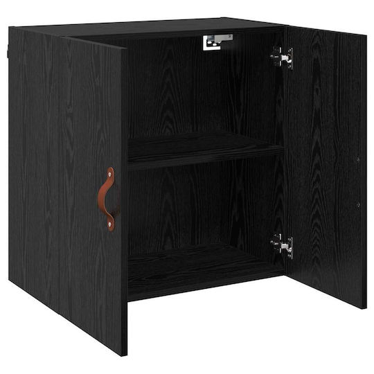 vidaXL Ντουλάπι Μπάνιου 60x31x60cm Μαύρο