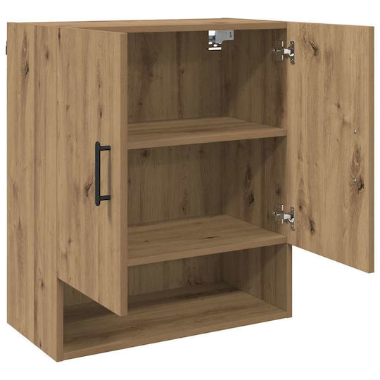 vidaXL Badezimmerschrank B60xT31xH70cm Braun