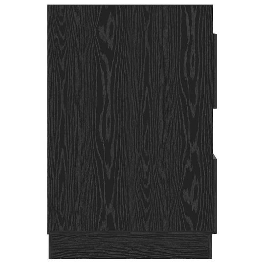 vidaXL Cabinet de baie Mobilier pentru baie L50xA68xÎ102cm Negru
