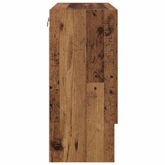 vidaXL Ντουλάπι Μπάνιου 60x31x70cm Καφέ
