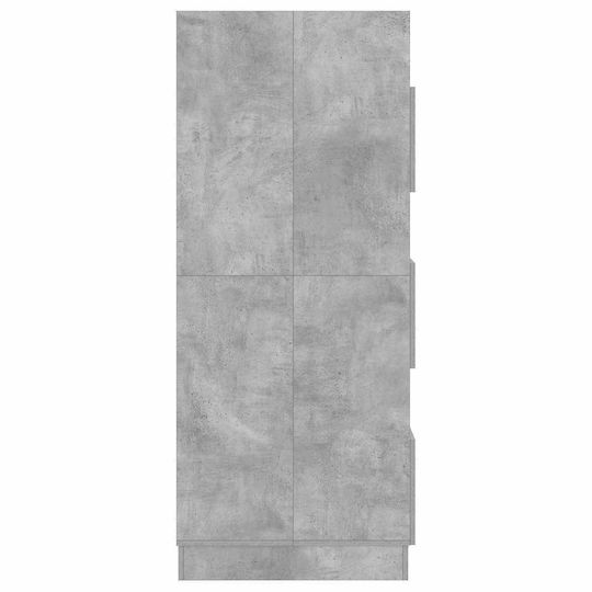 vidaXL Cabinet de baie Mobilier pentru baie L50xA68xÎ162cm Gri