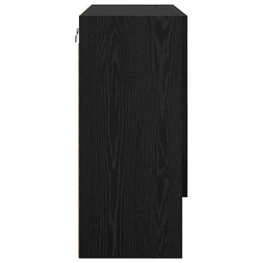 vidaXL Bathroom Cabinet L60xW31xH70cm Black