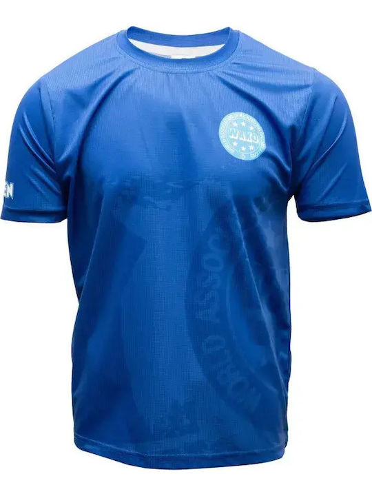 Top Ten Men's Short Sleeve Shirt 99322 Blue