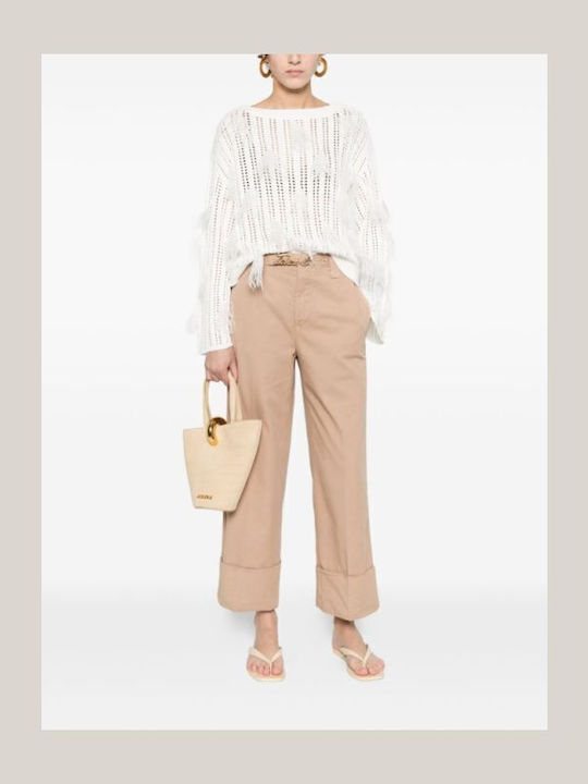 Damen Jeans Hosen Beiges