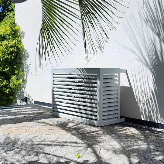 Decoclim 68x90x45cm Κάλυμμα Εξωτερικής Μονάδας Κλιματιστικού Λευκό
