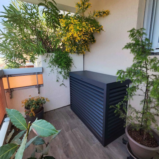 Decoclim 83.5x105x51cm Outdoor Air Conditioner Unit Cover Anthracite