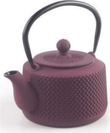 Oriental Express Τσαγιέρα Μαντεμένια Μωβ 800ml