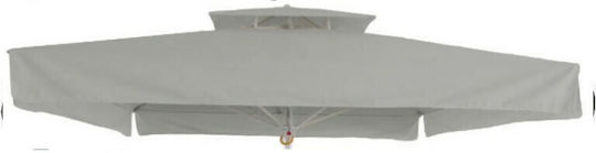 Bliumi Replacement Umbrella's Fabric Gray 3.5x3.5m