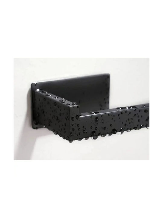 Verk Group Wall Mounted Black Metallic Paper Holder