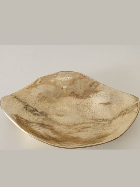 MSA Bol Decorativ Din Aluminiu Auriu 42x27x7.5cm