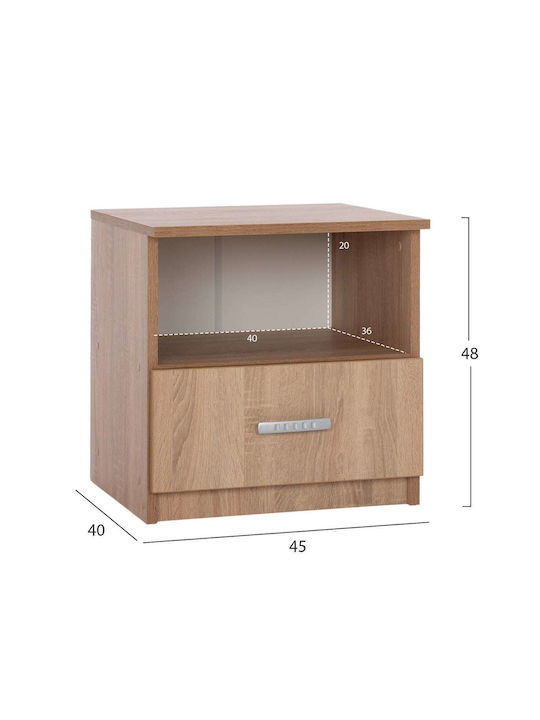 Σετ Κρεβατοκάμαρας Sonama Oak 160x200εκ. 6τμχ