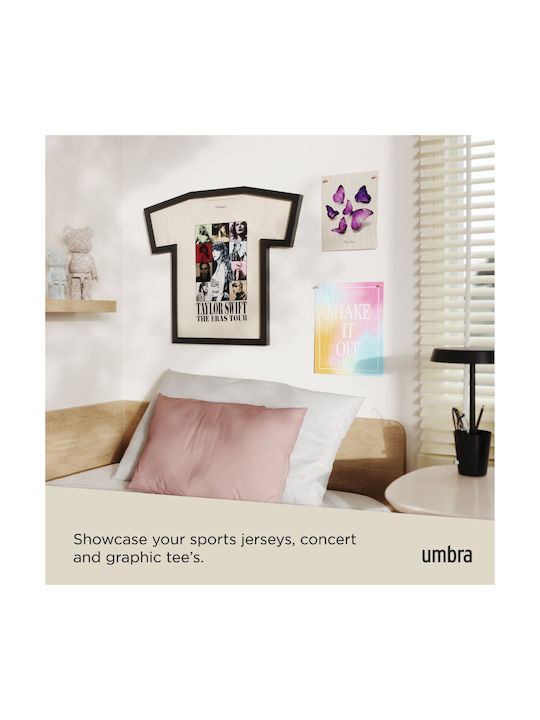 Umbra T-frame Wall Photo Frame Plastic with Black Frame