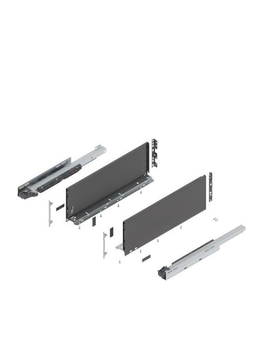Blum Sertar Rectangular Din Metal Antracit 50x18cm 104-770C500GRI